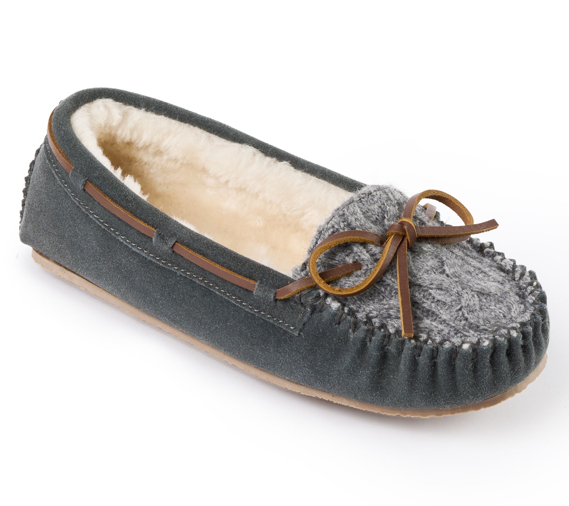 Minnetonka Women's Suede Cosi Sweater Slippers