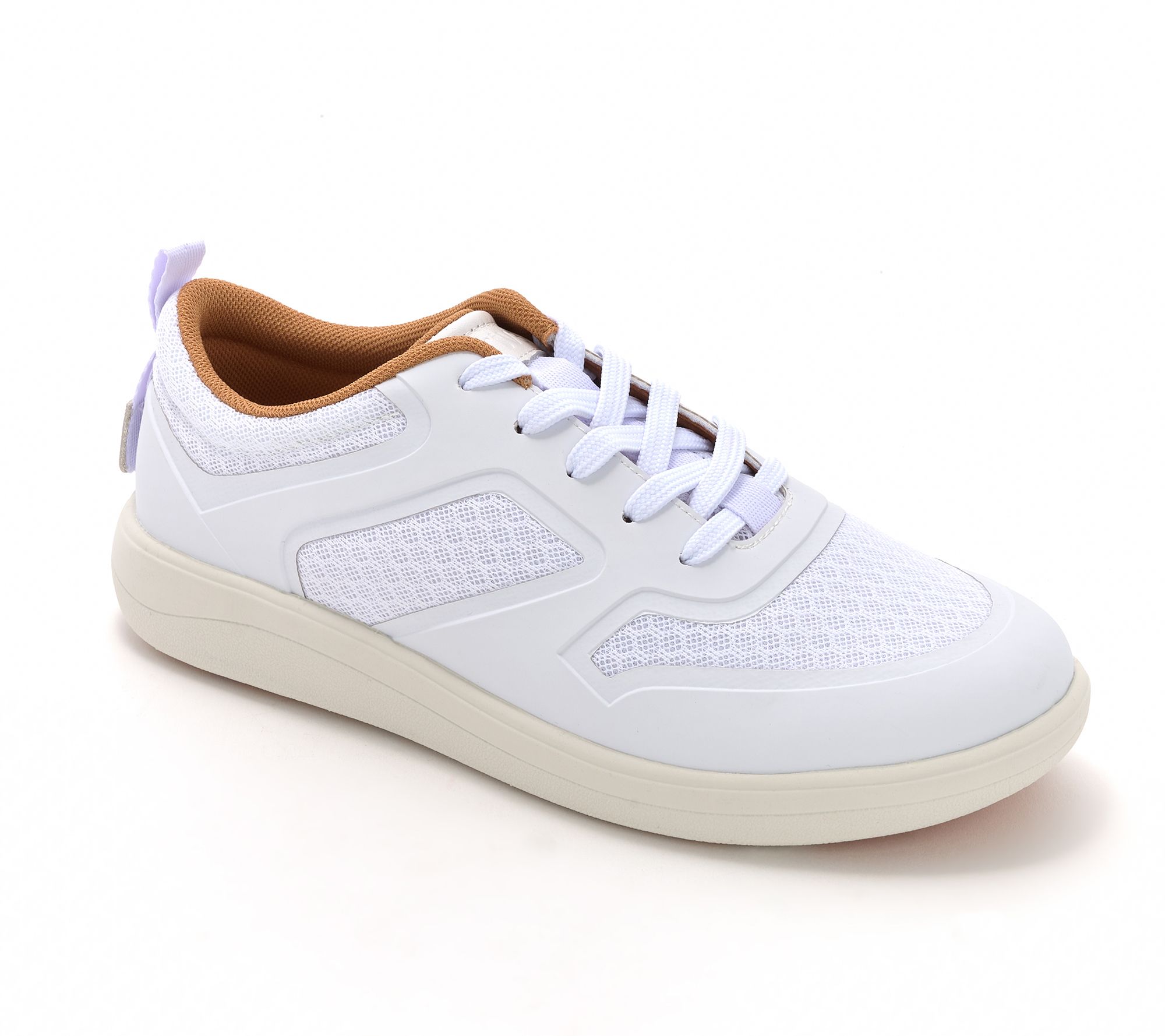 Strive Leather and Mesh Orthotic Walking Sneakers - Dash