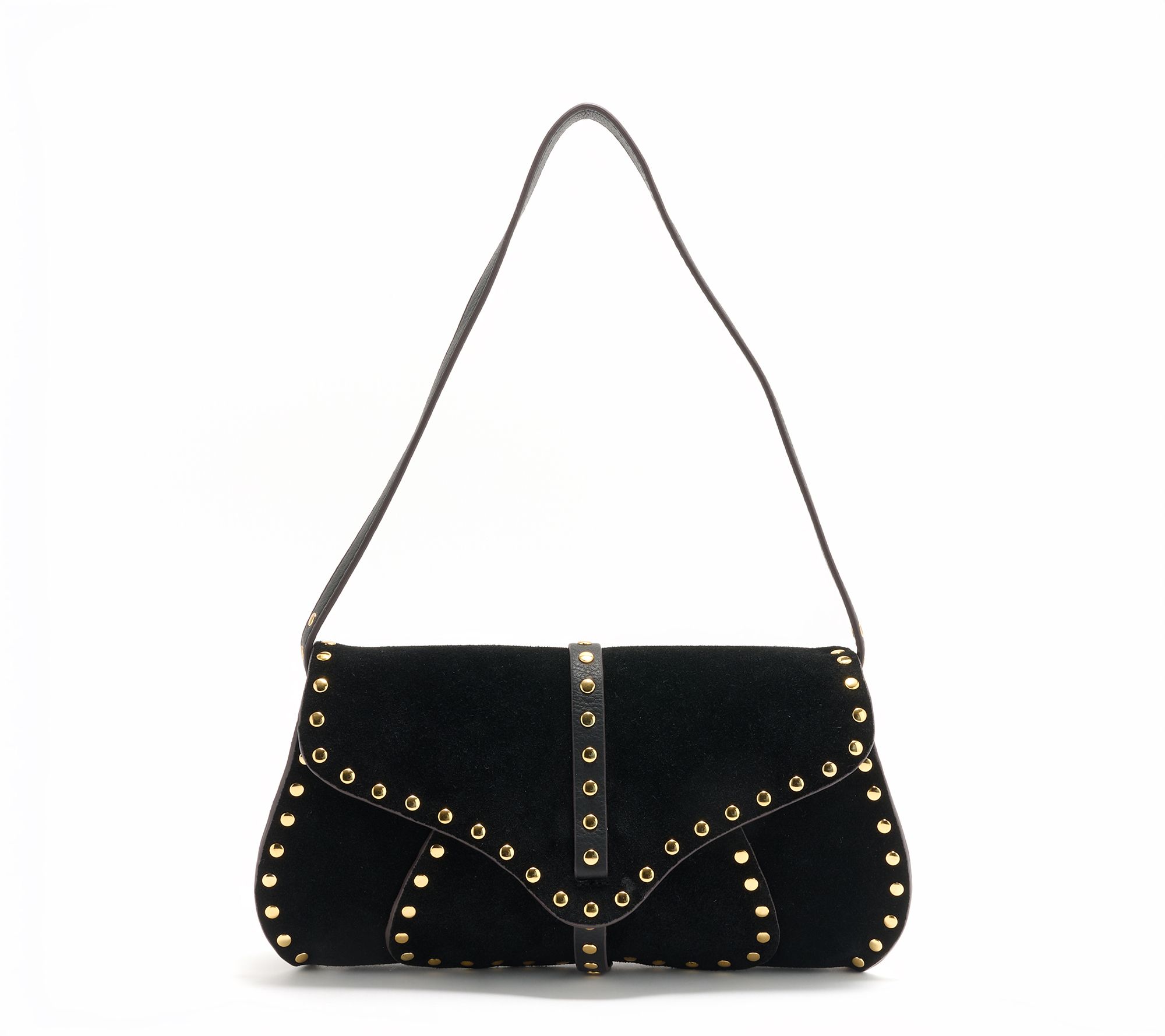 "As Is" Aimee Kestenberg Amour Leather Baguette Shoulder Bag