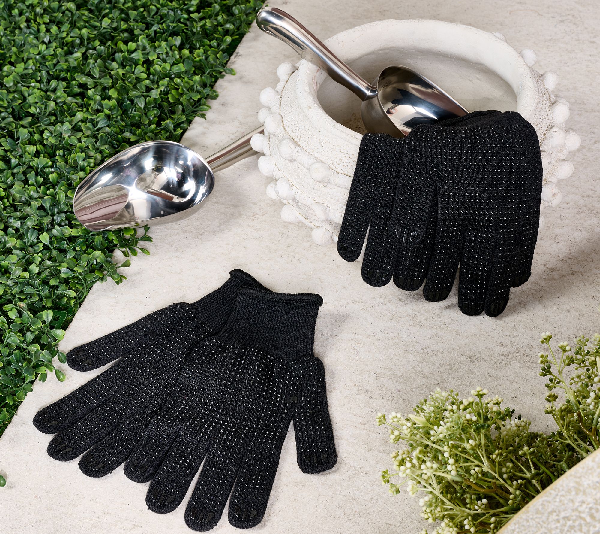  Martha Stewart Set of 6 Dual Sided Gardening Gloves