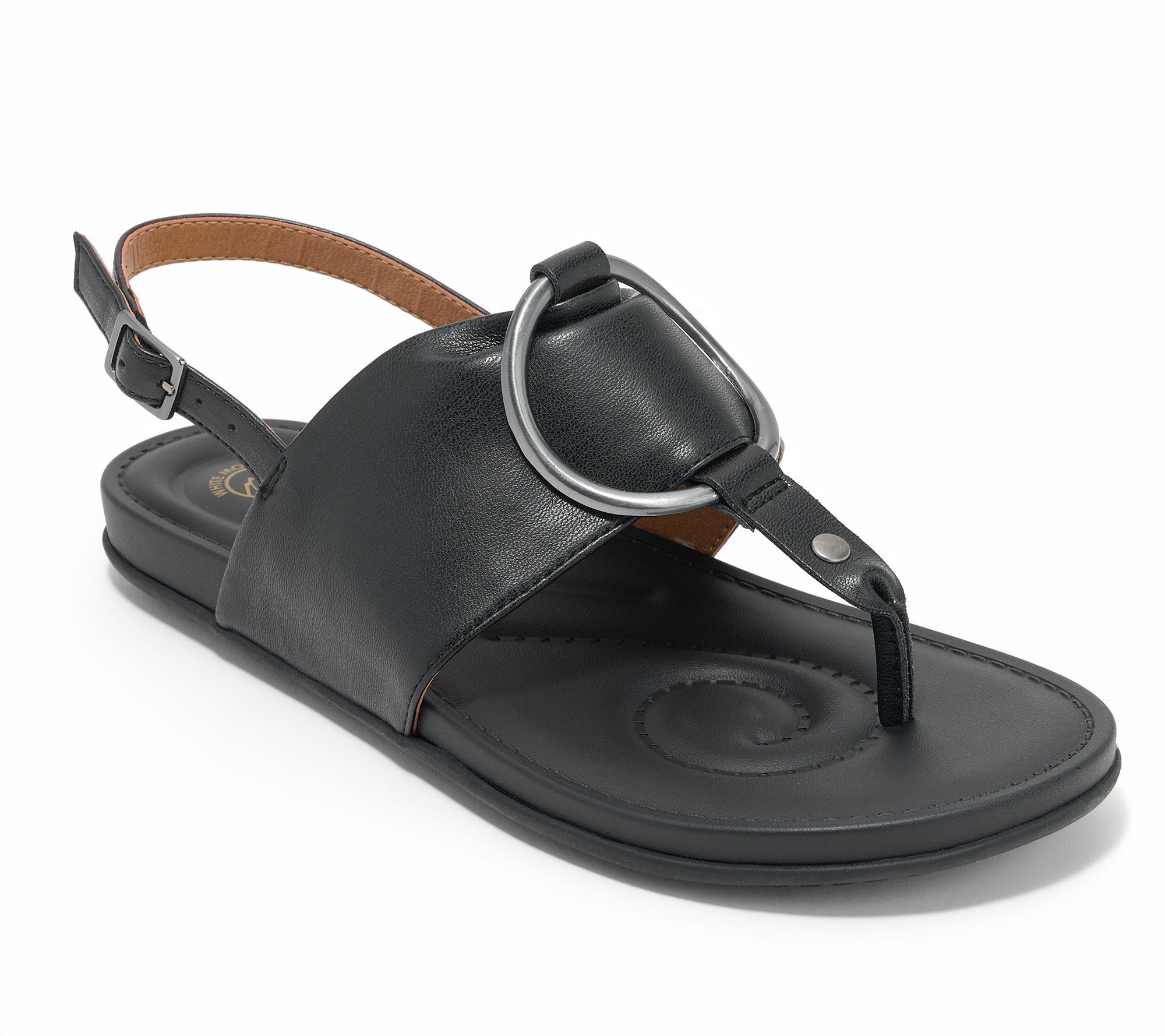 White Mountain Adjustable Thong Sandals - Alicorn