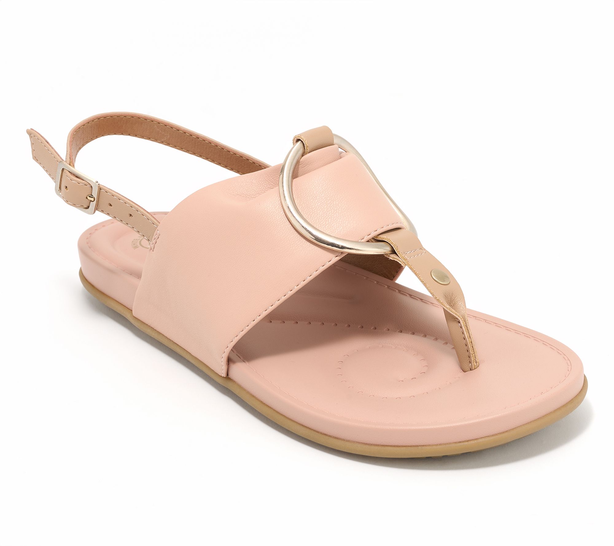 White Mountain Adjustable Thong Sandals - Alicorn