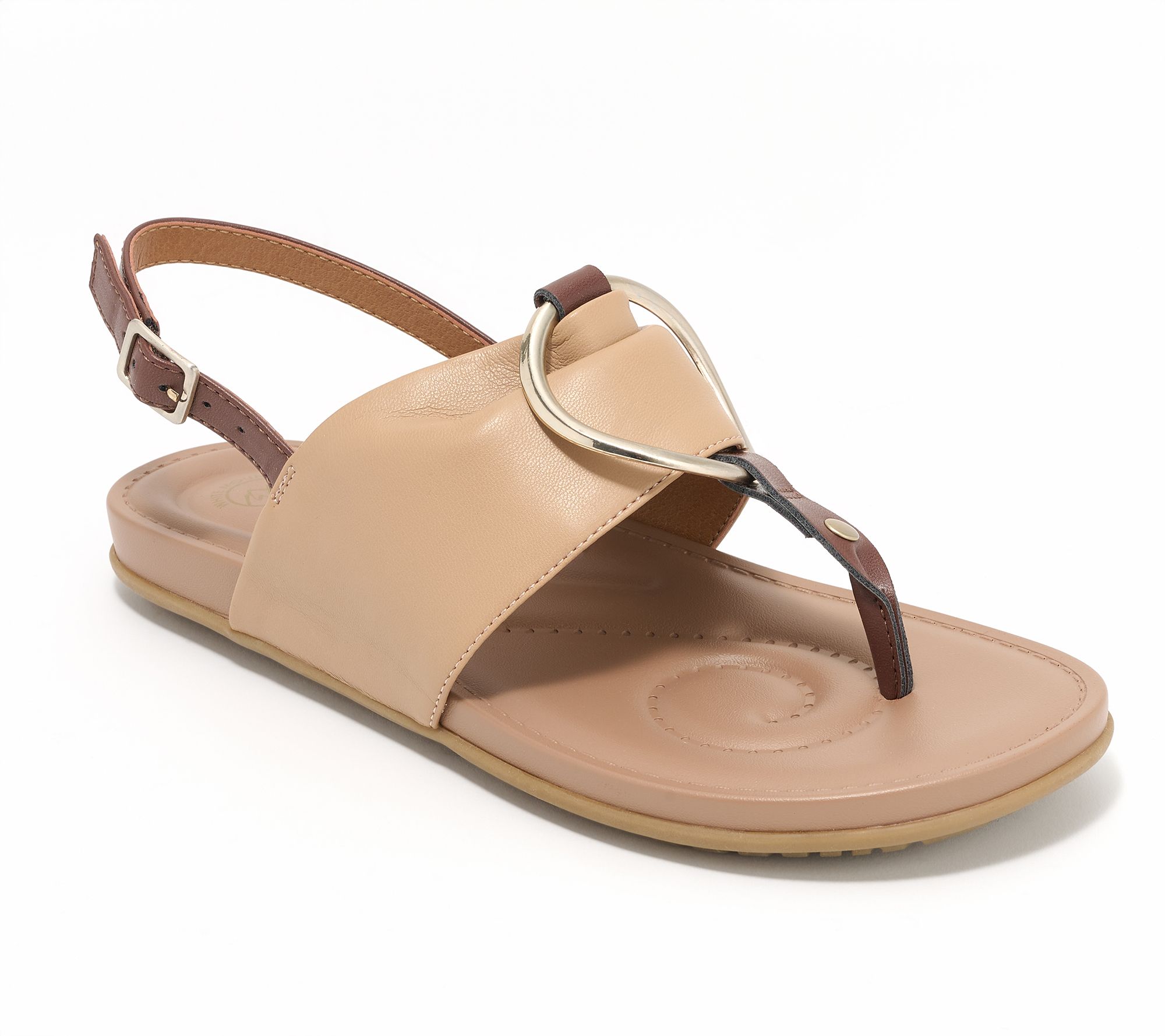 White Mountain Adjustable Thong Sandals - Alicorn