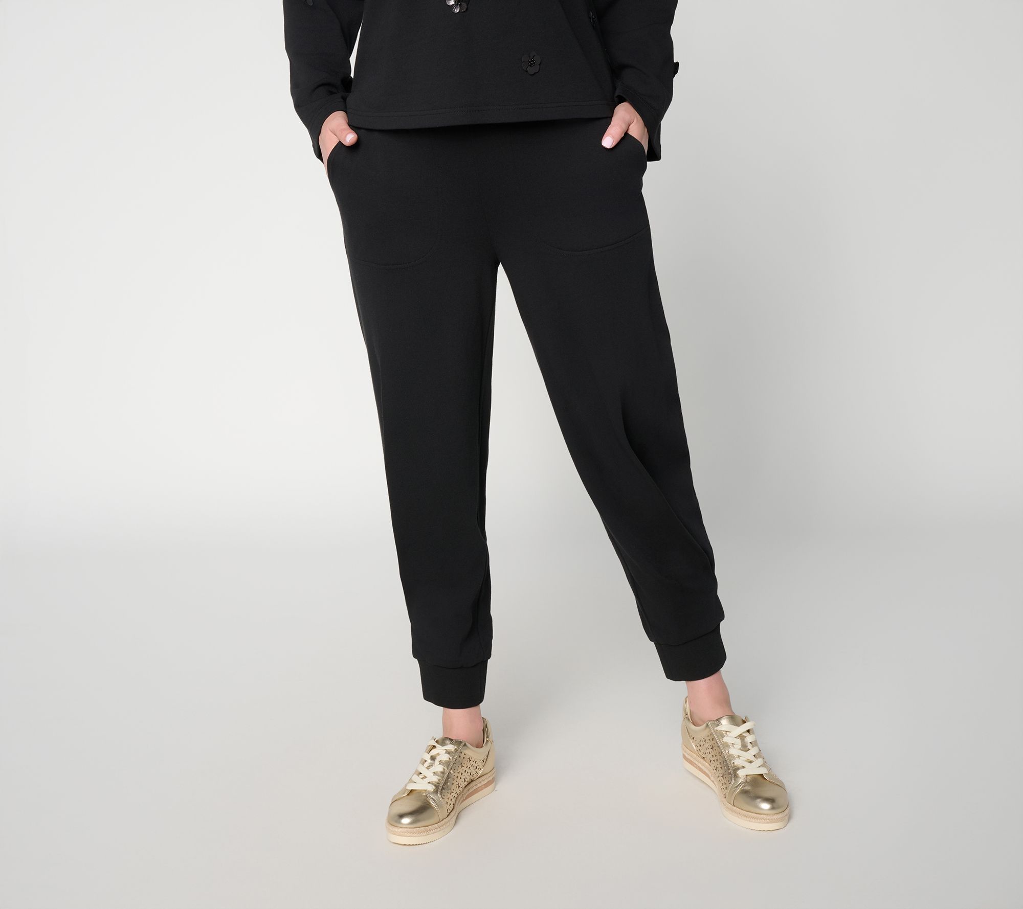 Carla Rockmore Collection Petite French Terry Jogger
