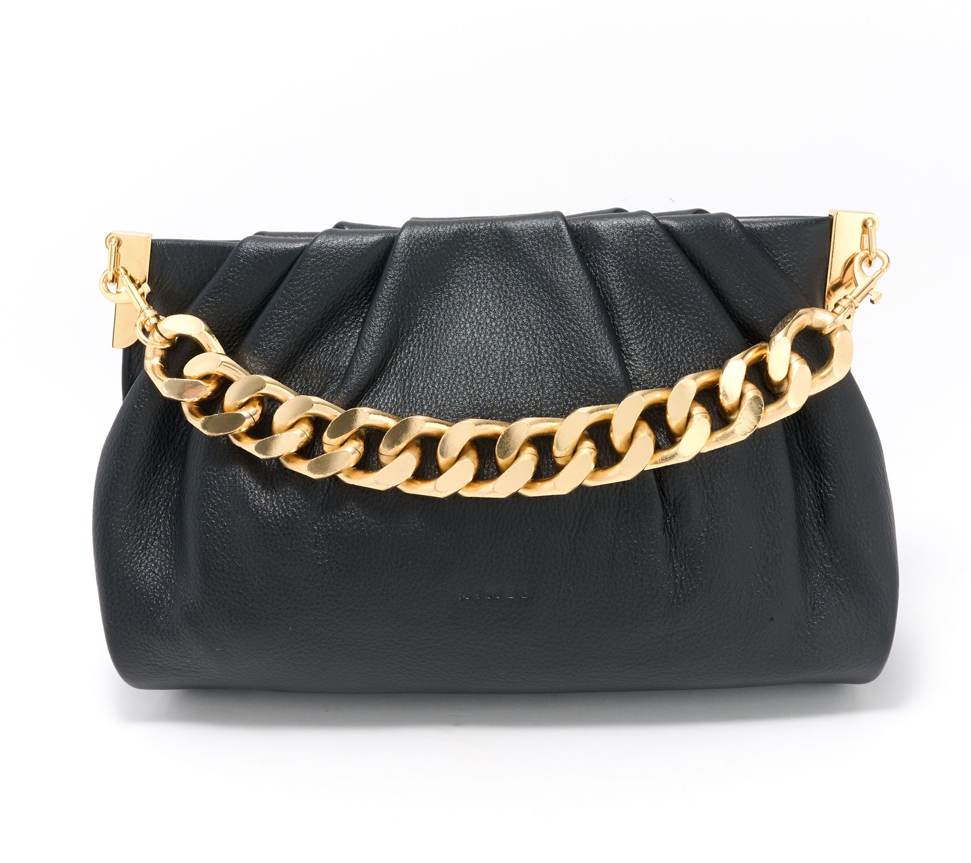 "As Is" Aimee Kestenberg Chill Out Leather Frame Clutch