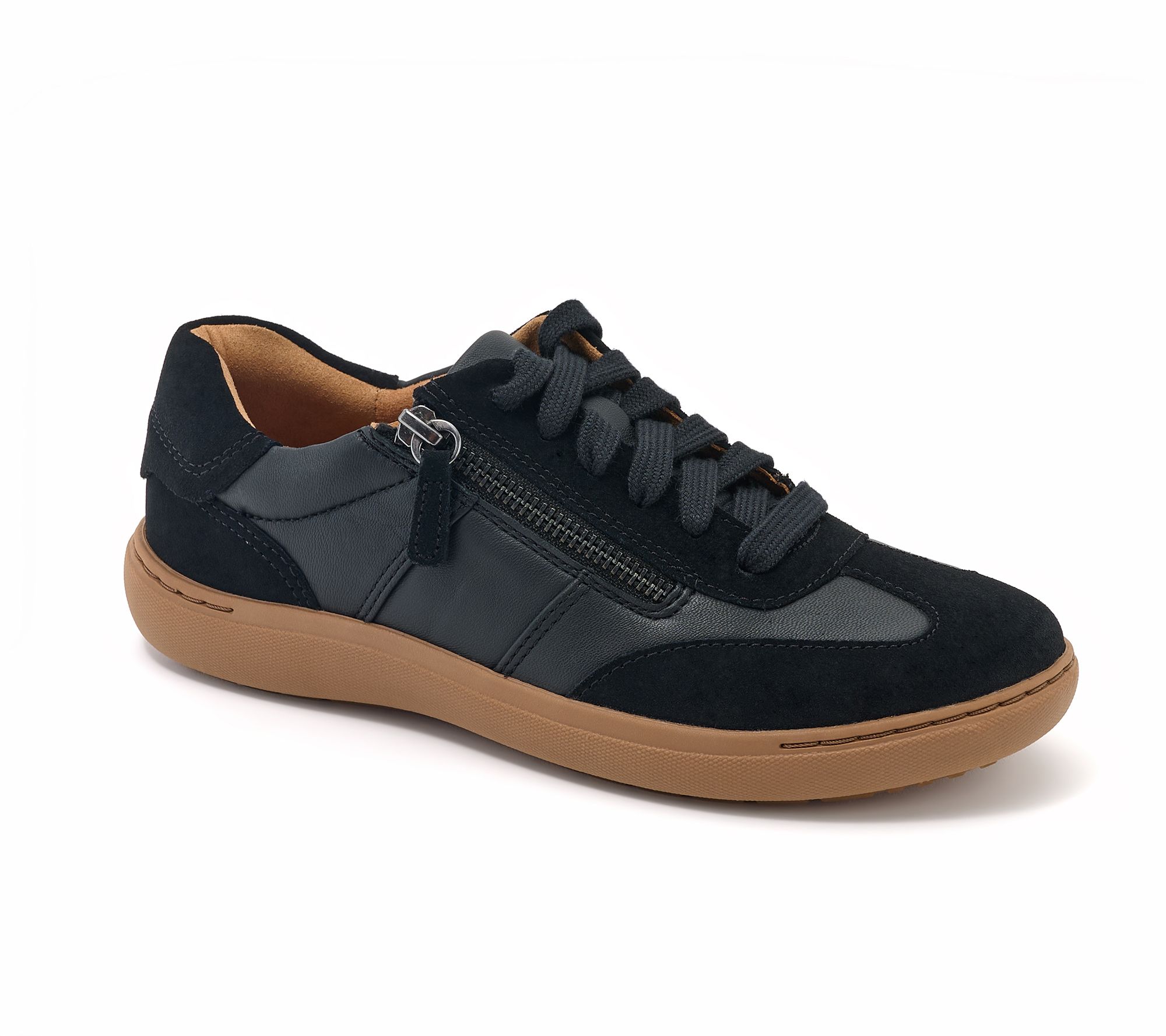 Clarks Artisan Leather Lace-Up Sneaker -Nalle T Toe