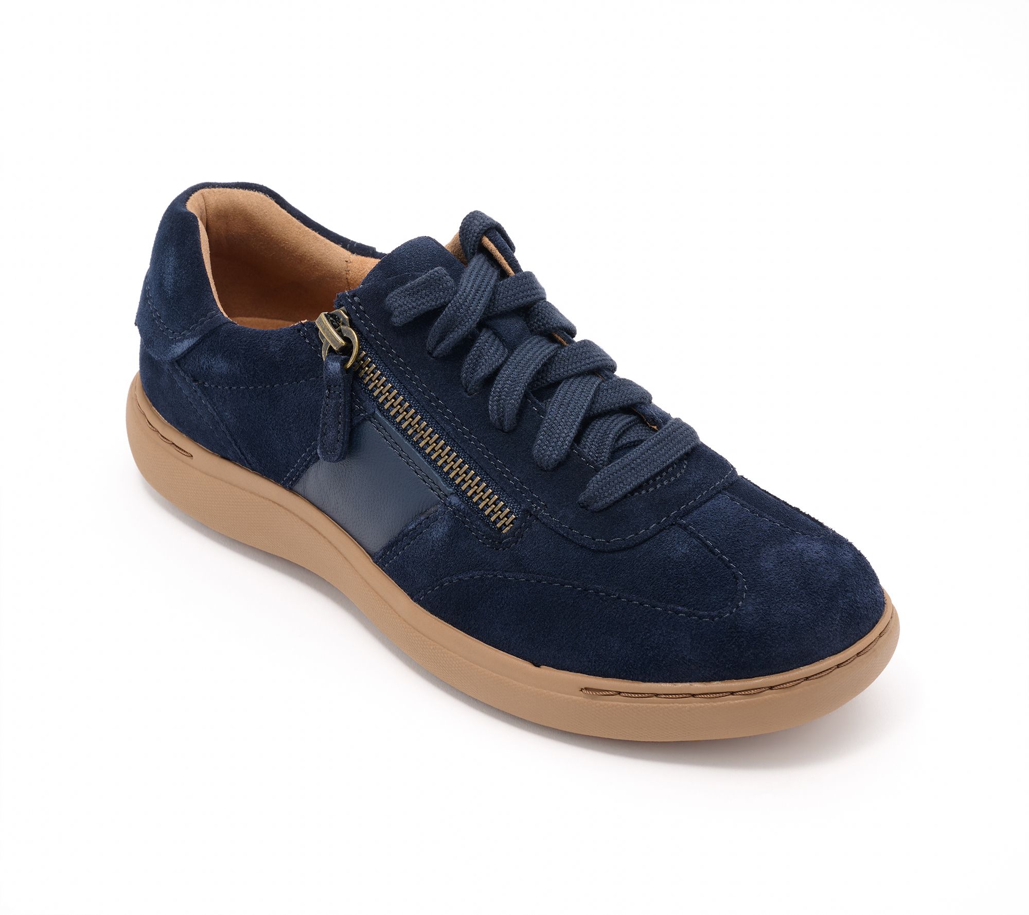 Clarks Artisan Leather Lace-Up Sneaker -Nalle T Toe