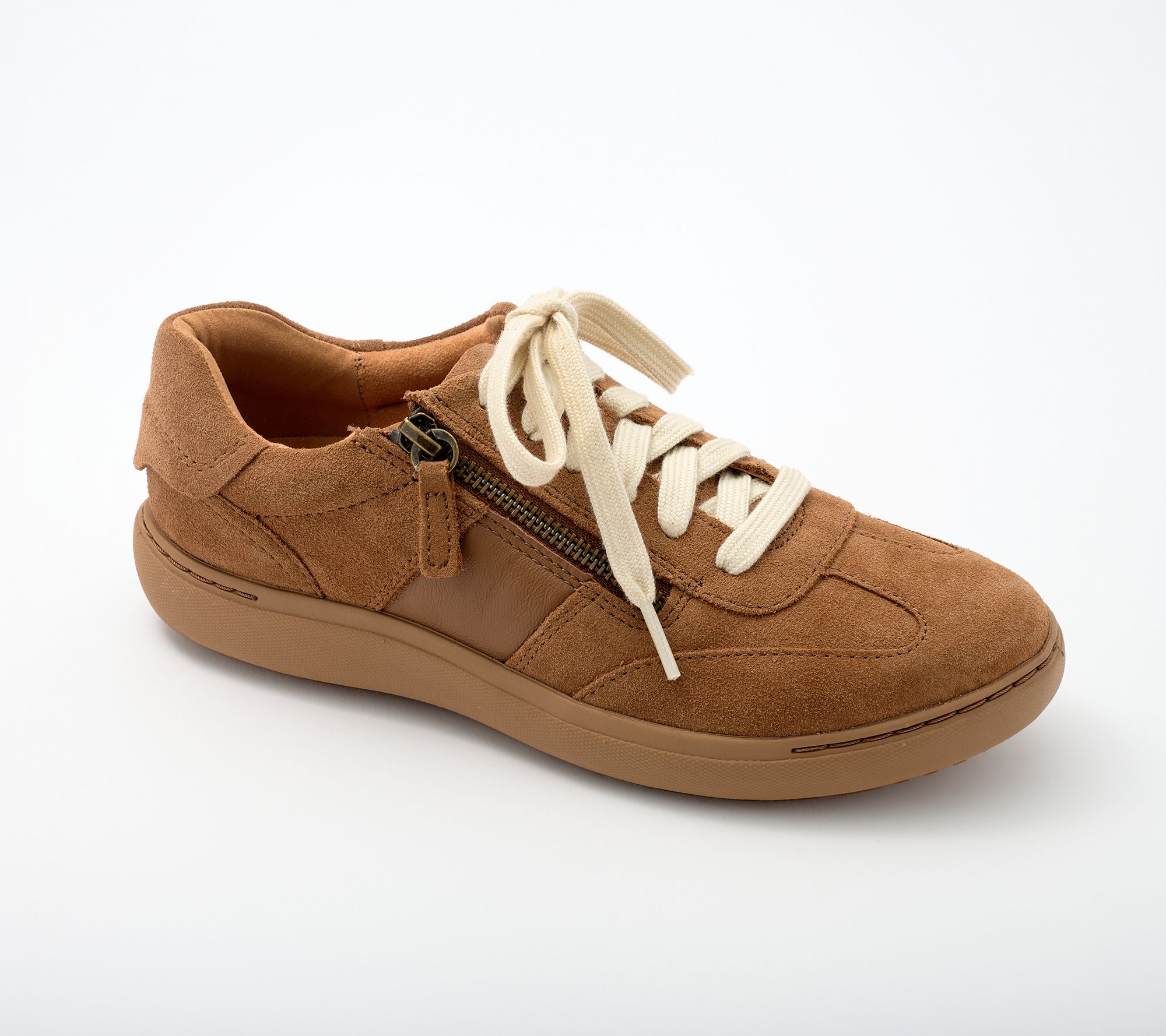 Clarks Artisan Leather Lace-Up Sneaker -Nalle T Toe