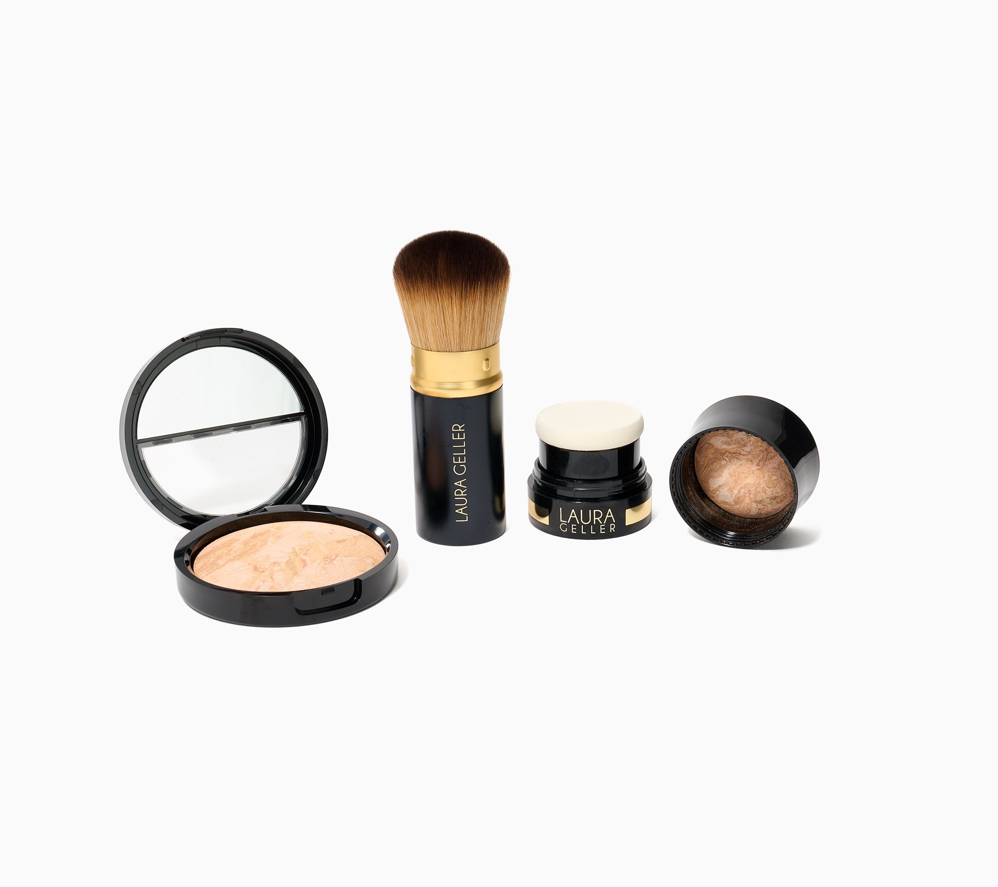  Laura Geller Balance N Glow Home & Away with Kabuki