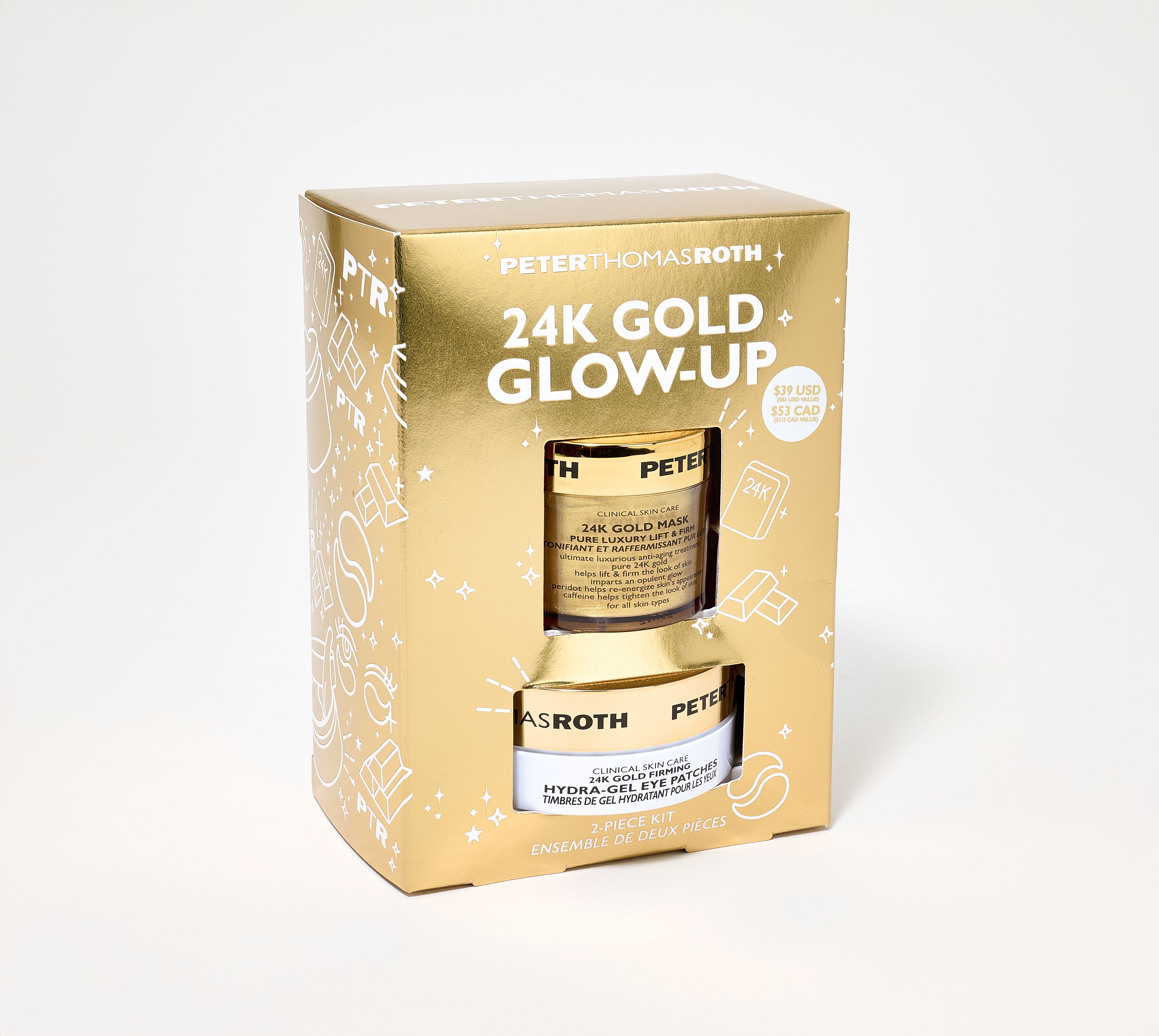Peter Thomas Roth 24K Gold Mask & Eye Patches Glow-Up