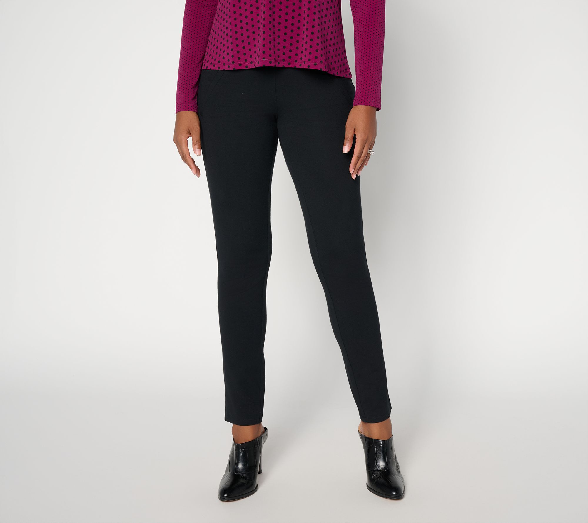 Women with Control Petite 86/14 Slim Leg Full Length Empower Pant