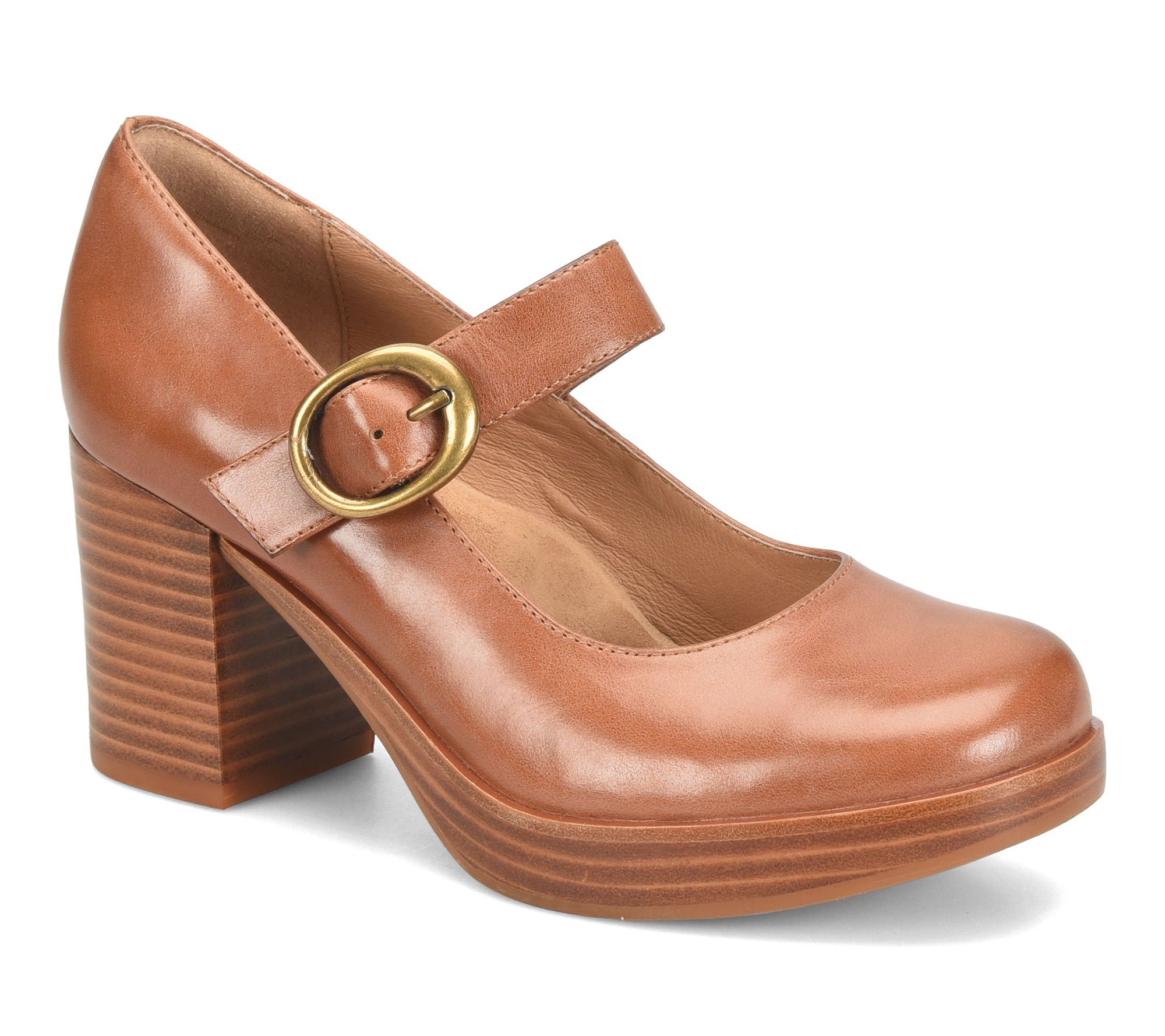 Sofft Leather Platform Mary Jane - Kathleen
