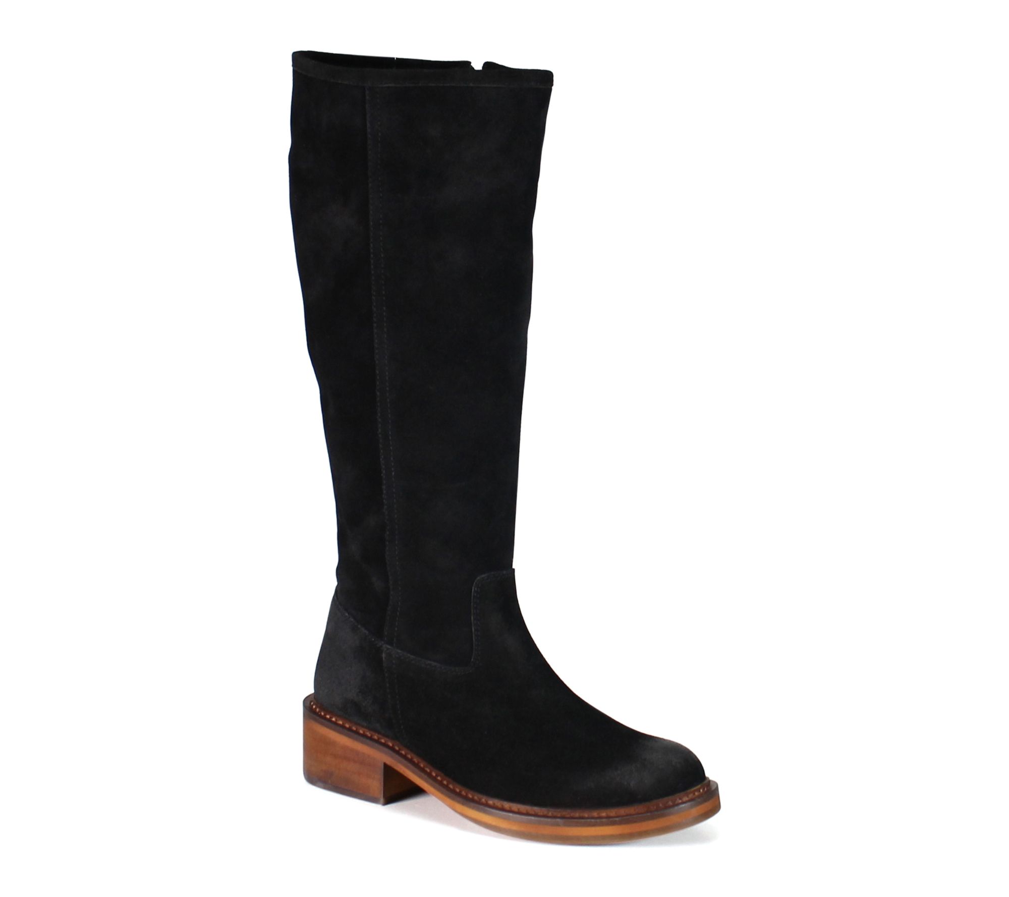 Diba True Wide Calf Suede Tall-Shaft Boots -Keep Em