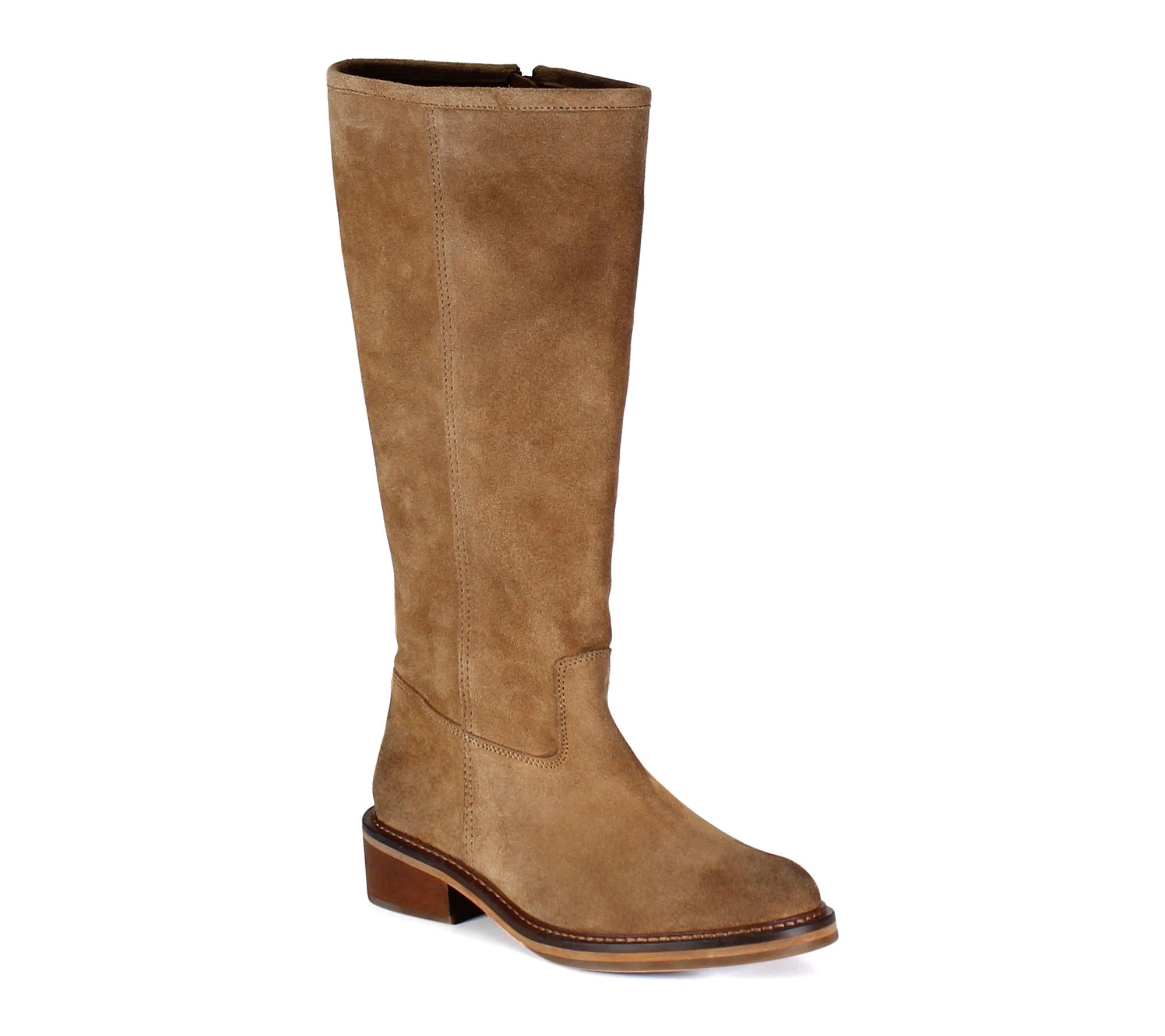 Diba True Wide Calf Suede Tall-Shaft Boots -Keep Em