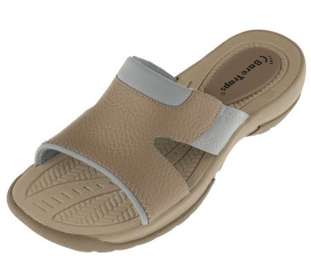 tidligste stå Telemacos Bare Traps Leather & Stretch Sport Sandals - QVC.com