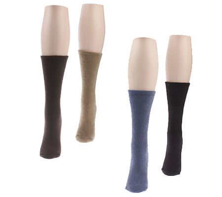 Legacy Legwear 2-pair Velour Socks - QVC.com