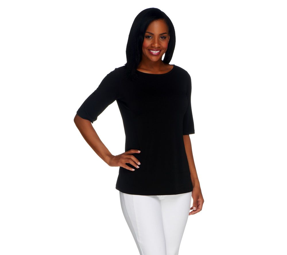 "As Is" Susan Graver Essentials Liquid Knit Top