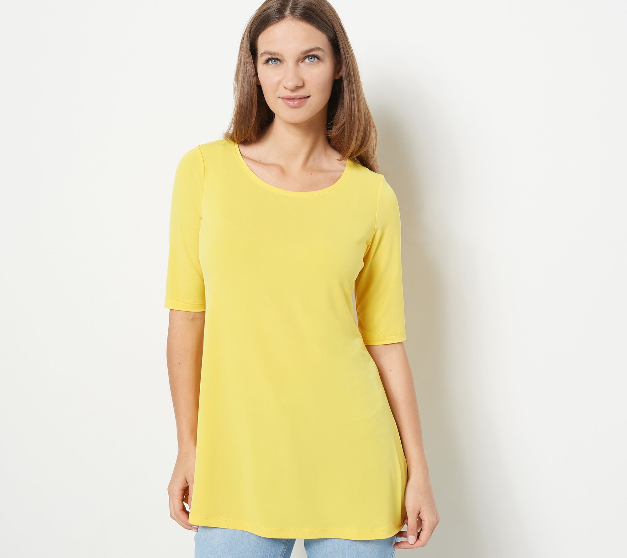 Susan Graver Modern Essentials Liquid Knit Tunic