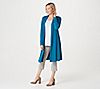 "As Is" Every Day by Susan Graver Regular Liquid Knit Duster Cardigan