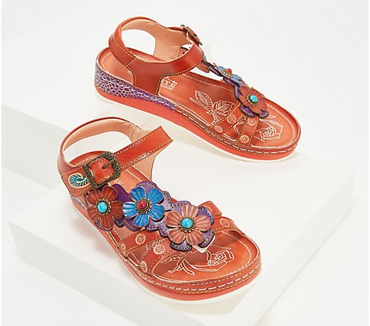 L'Artiste by Spring Step Leather Sandals - Goodie
