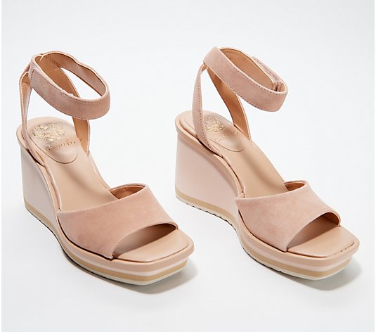 Vince Camuto Leather or Suede Wedges - Baminda