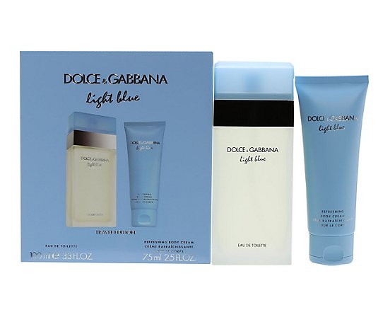 Dolce & Gabbana Light Blue 2-Piece Gift Set- La dies