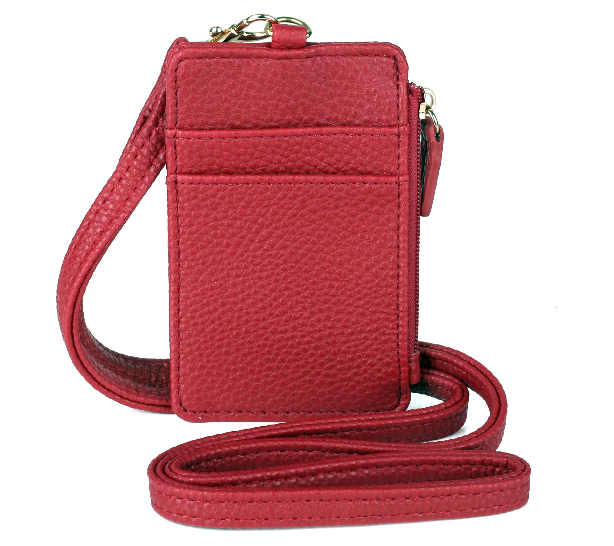 Julia Buxton Pebble RFID Pik-Me-Up Convertibleanyard Wallet