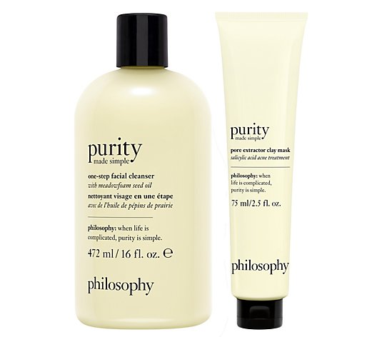 philosophy purity cleanse & treat duo