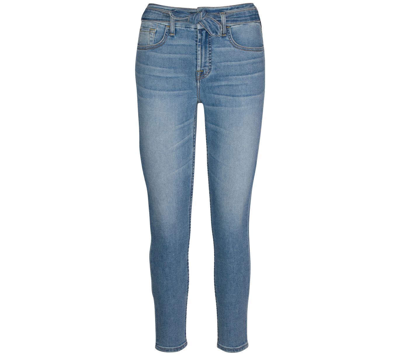 Jen7 by 7 for All Mankind Tie Front Ankle Skinny Jeans - QVC.com
