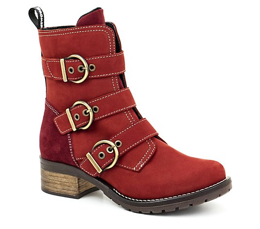 Dromedaris Side Zip Leather Boots - Klara