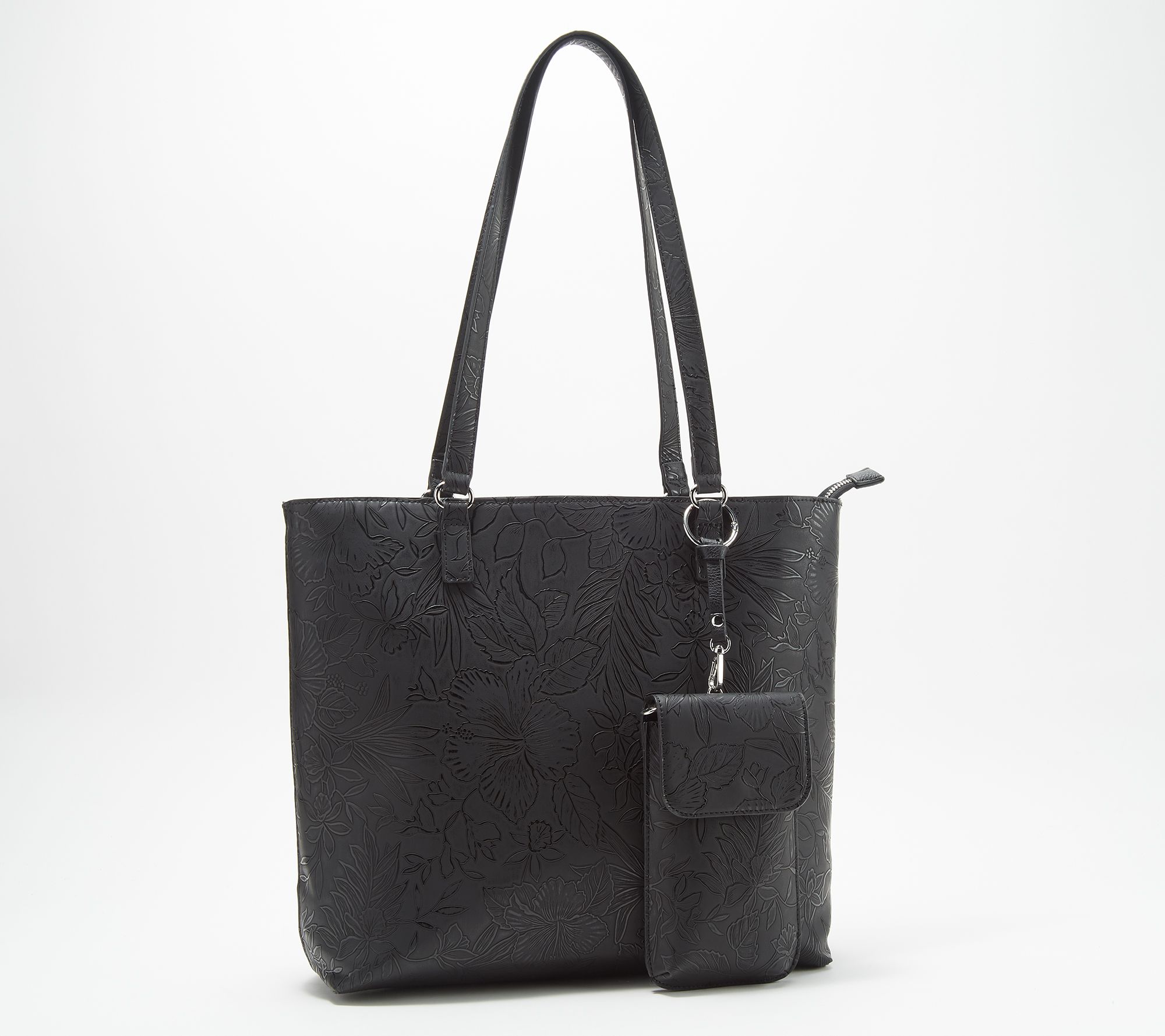 Save the Girls Floral Tote_with Touchscreen Crossbody