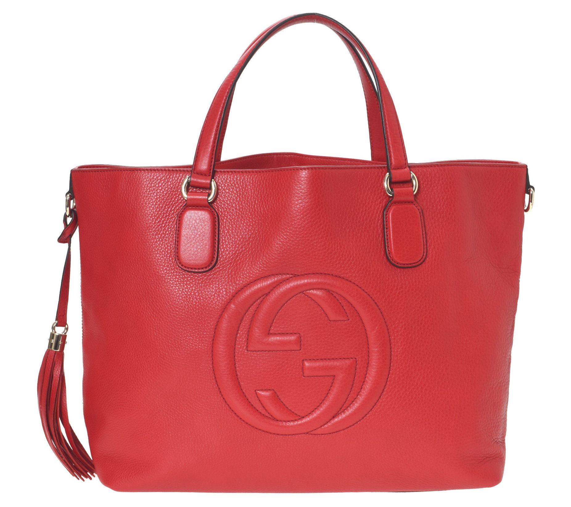PreOwned Gucci Red Soho Tote Bag