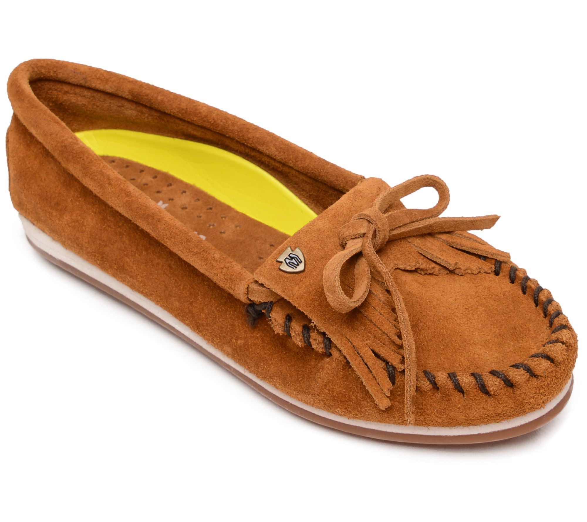 Minnetonka Women's Wide Width Moccasin Flats