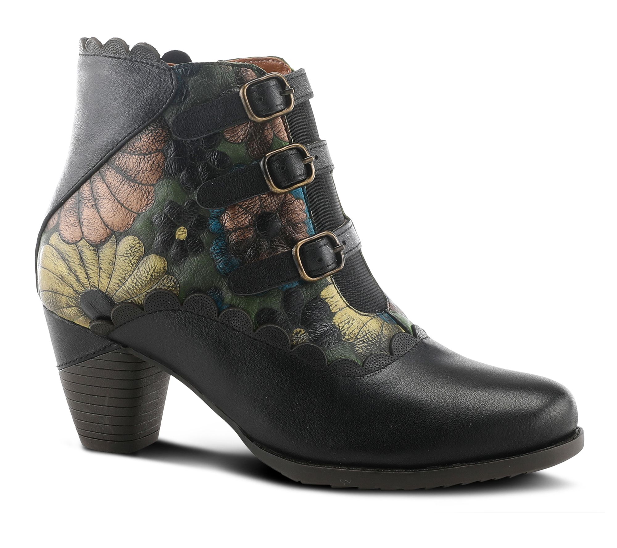 L`Artiste by Spring Step Leather Booties - Iwantit - QVC.com
