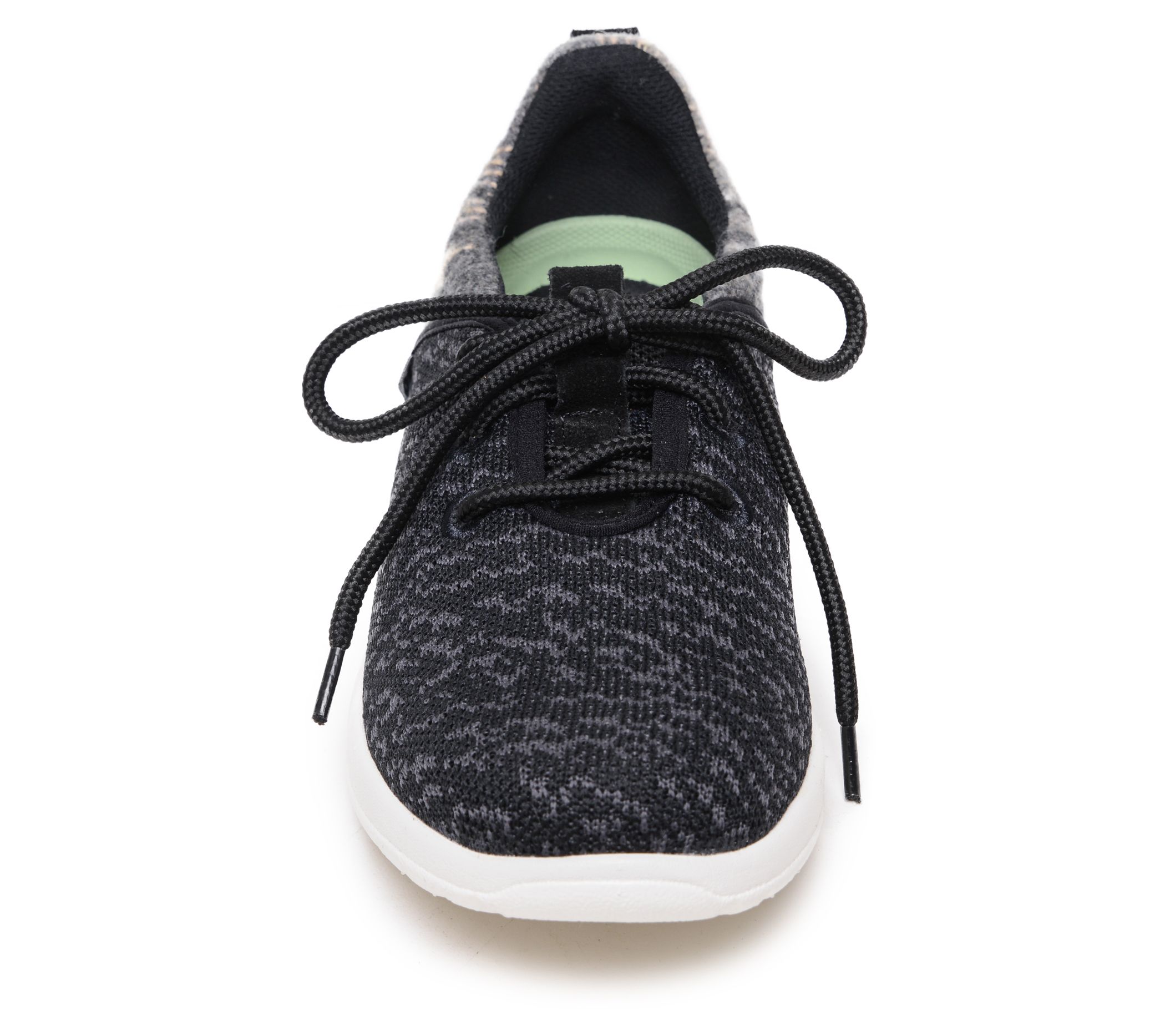 Minnetonka Eco Anew-Knit: Sneakers Donna In Maglia Ecologica, Grigio, 40.5 EU