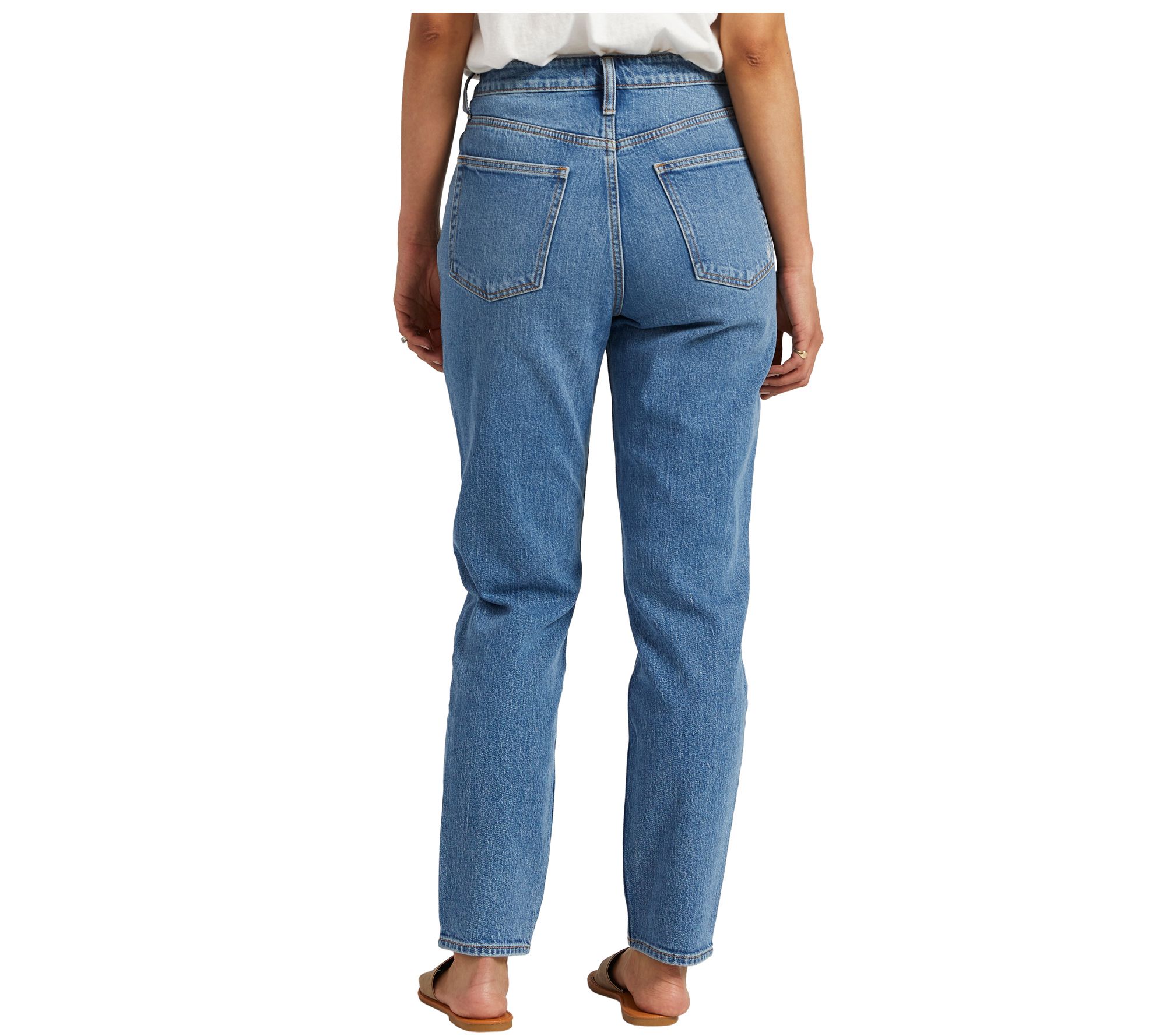 Silver Jeans Co. High Rise Tapered Leg Mom Jean-RCS232 - QVC.com