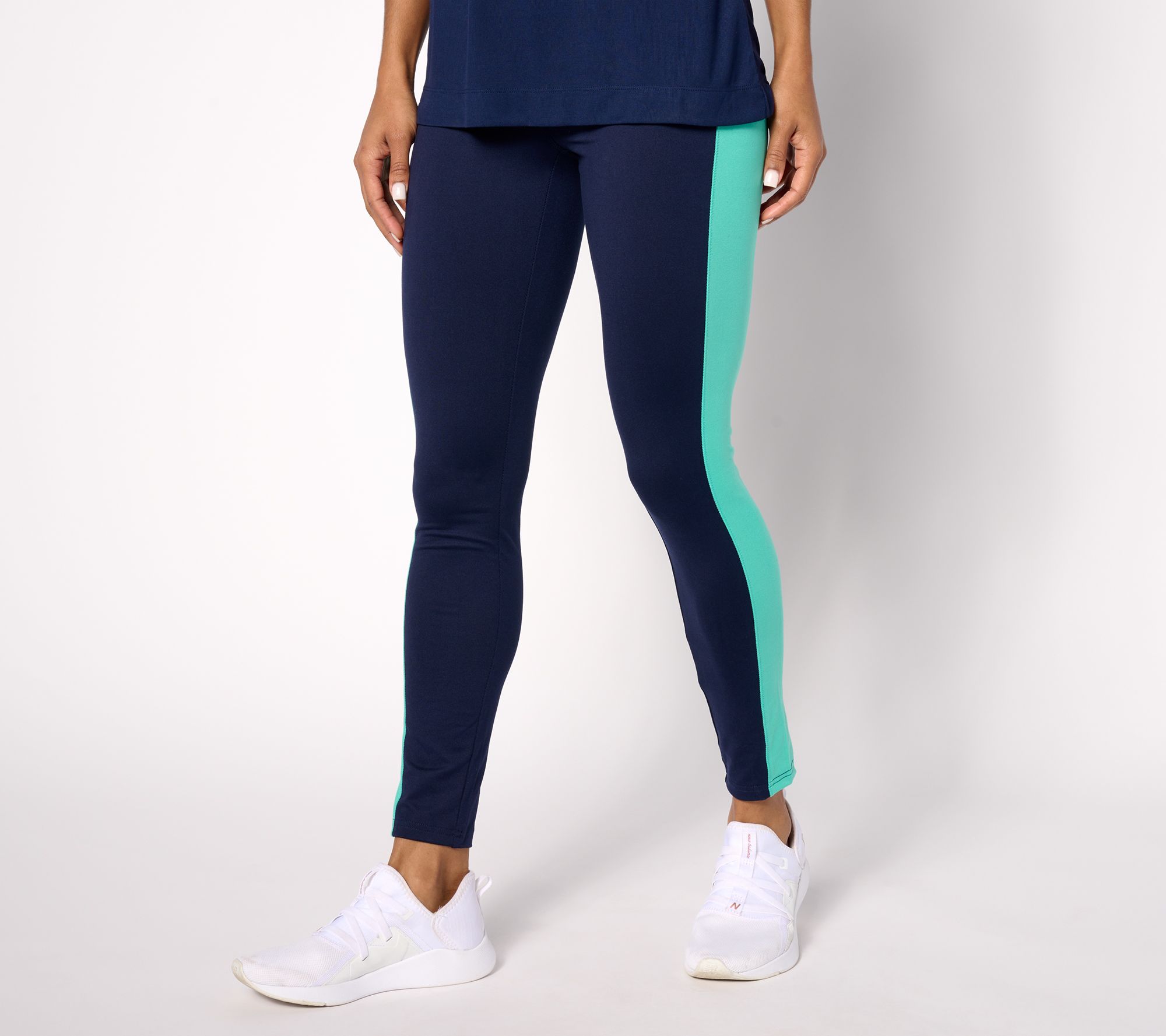 Nike Leg-A-See-Stirrup Leopard Print Colorblock Side Stripe