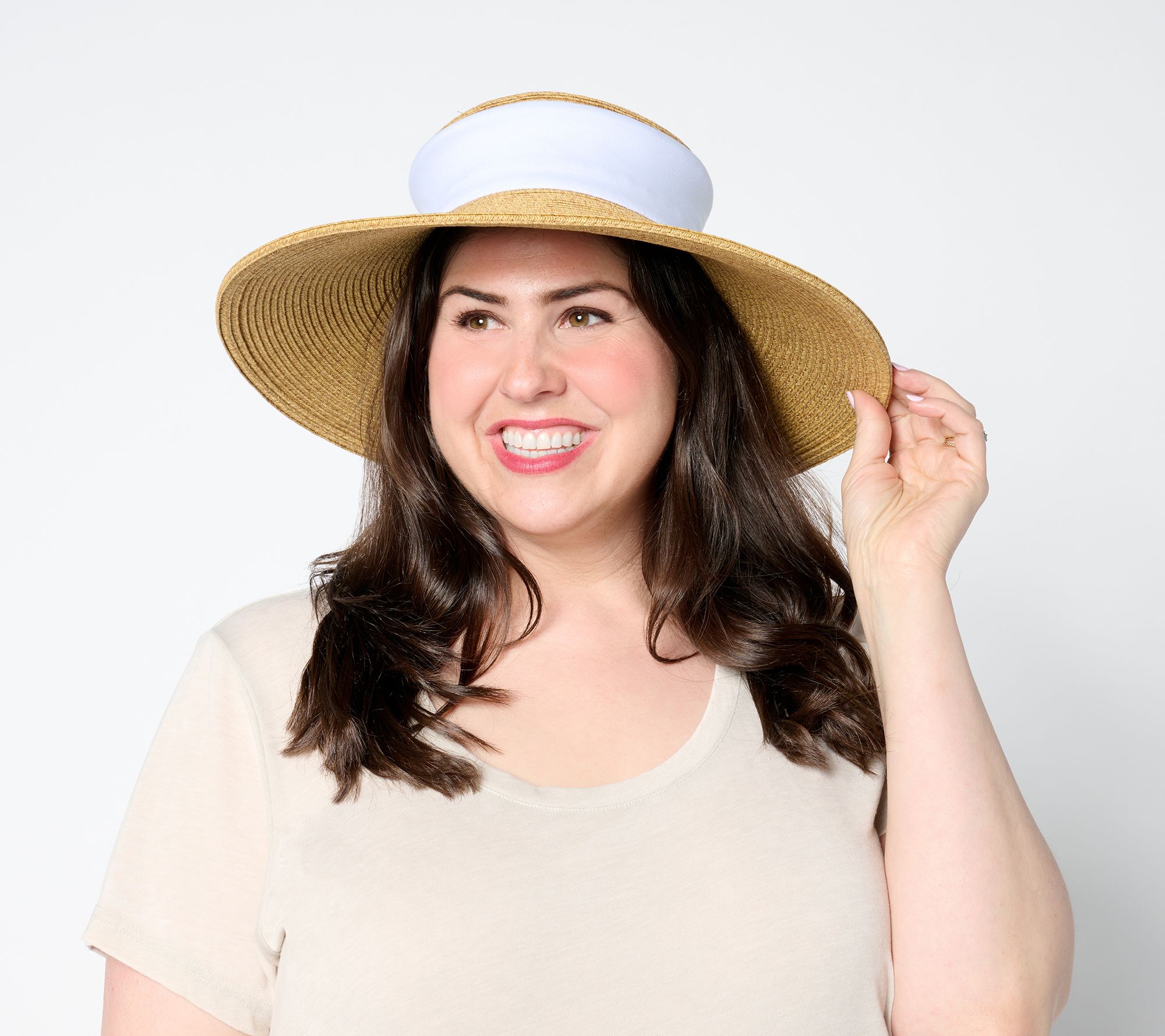 San Diego Hat Co. Garden Chic Collapsible Crown Sun Hat
