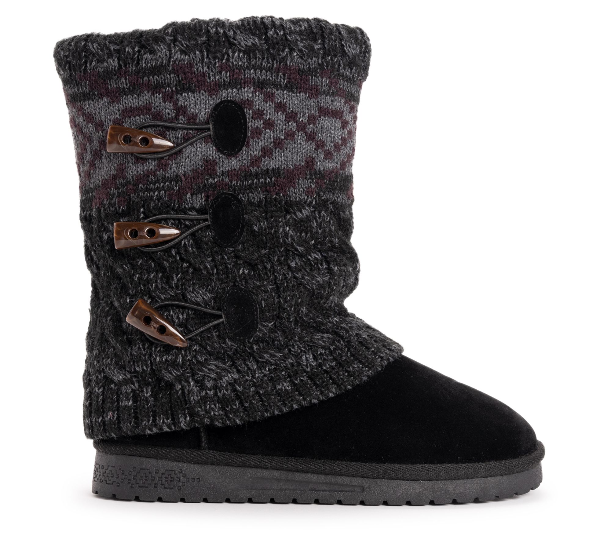 Essentials by MUK LUKS Women's Knit Boots- Cheryl