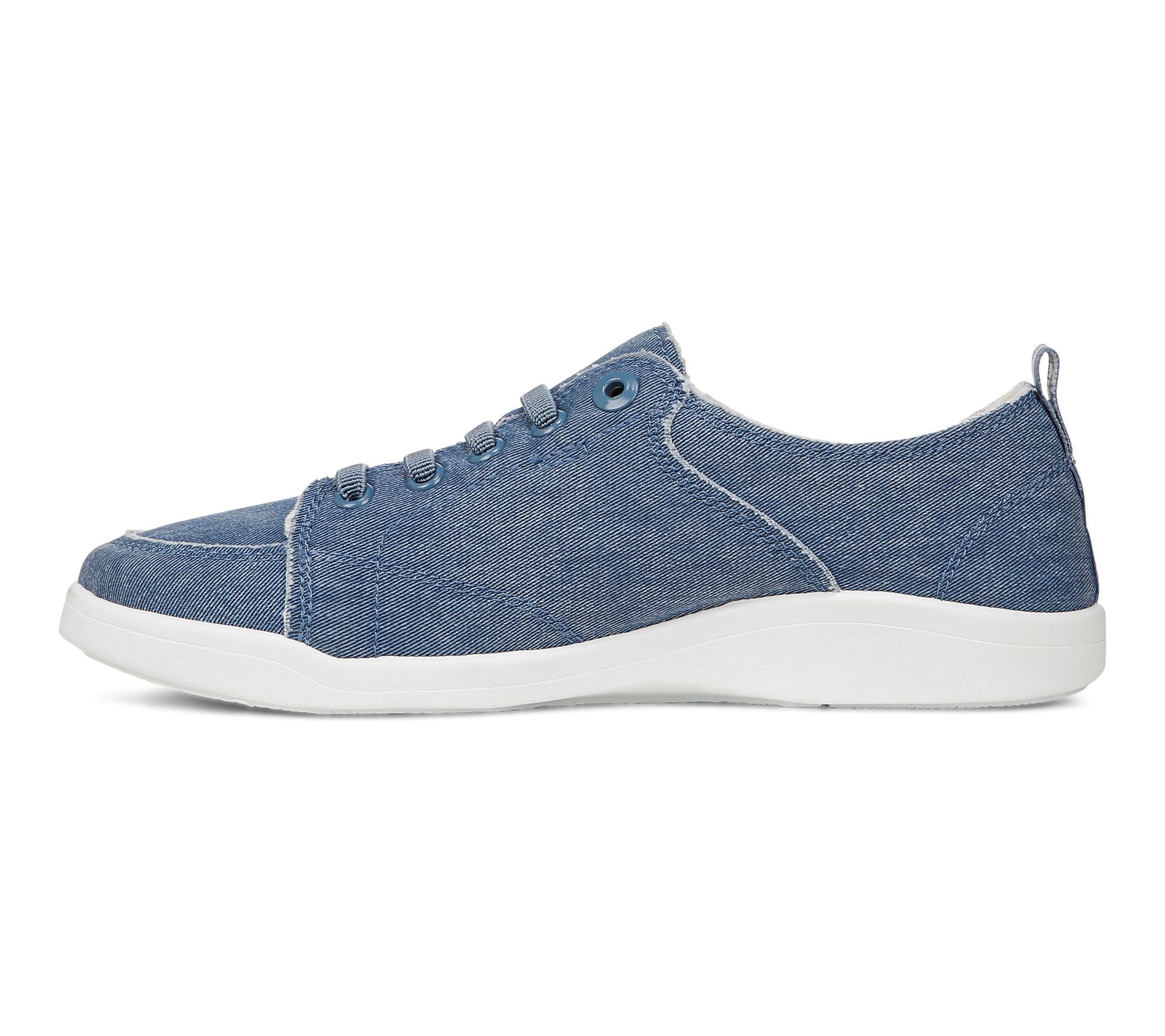 Vionic Beach Washable Canvas Casual Sneakers Pismo Denim QVC