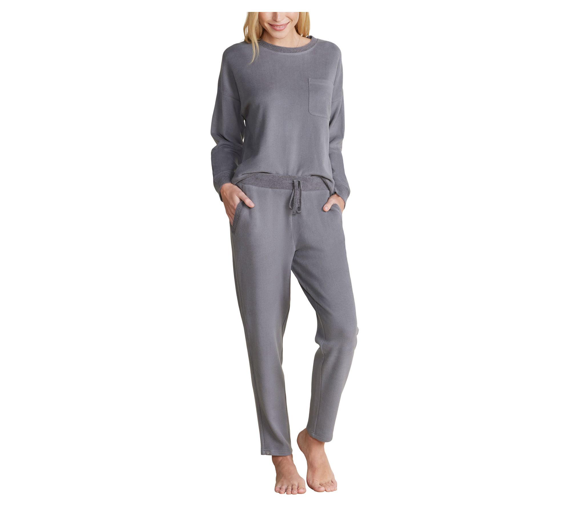 Barefoot Dreams Brushed Fleece Seam Ankle Pant
