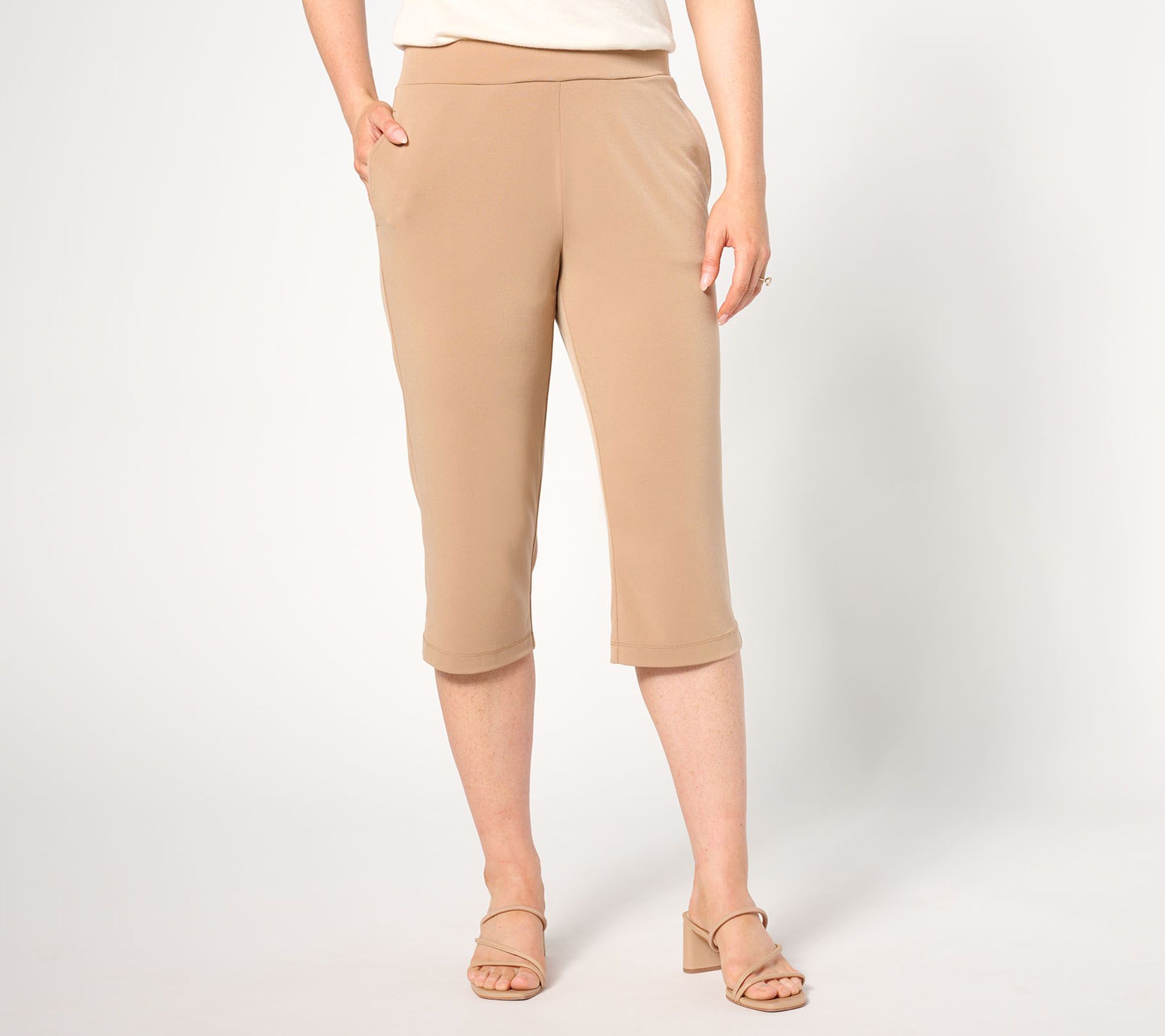 "As Is" Susan Graver Petite Modern Essentials AVA Pedal Pusher