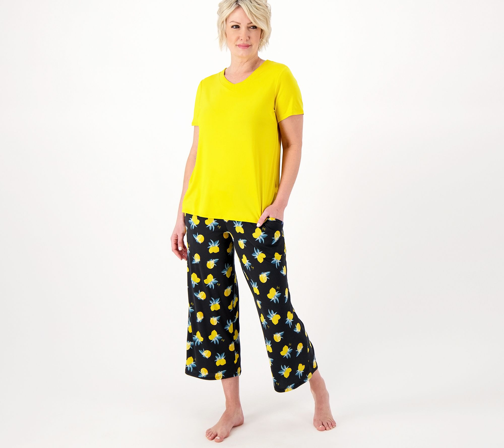 Lug Lounge Relaxed Tee & Cropped Pant Set - Boomerang