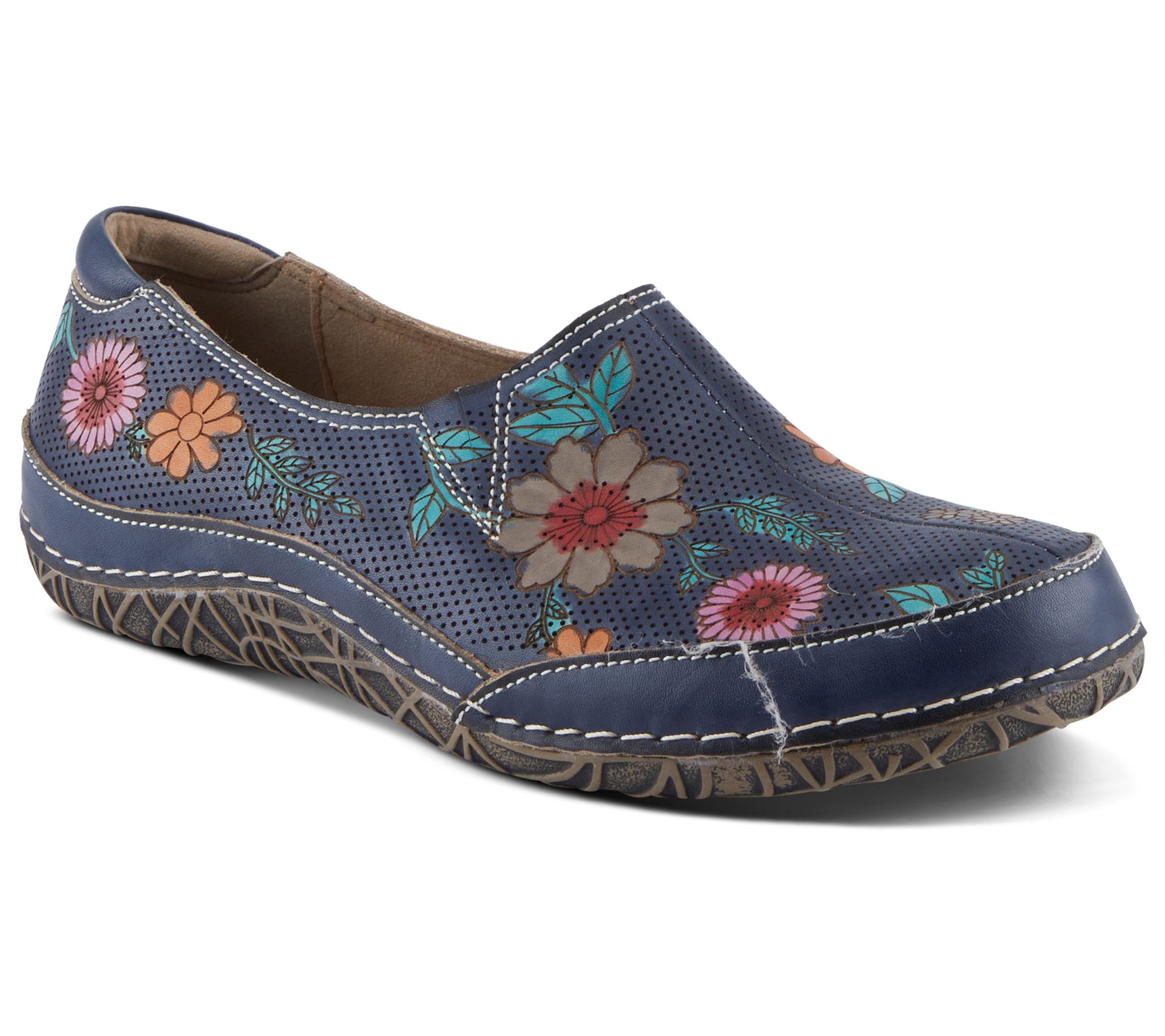L'Artiste by Spring Step Leather Slip-Ons - Libora-Delite
