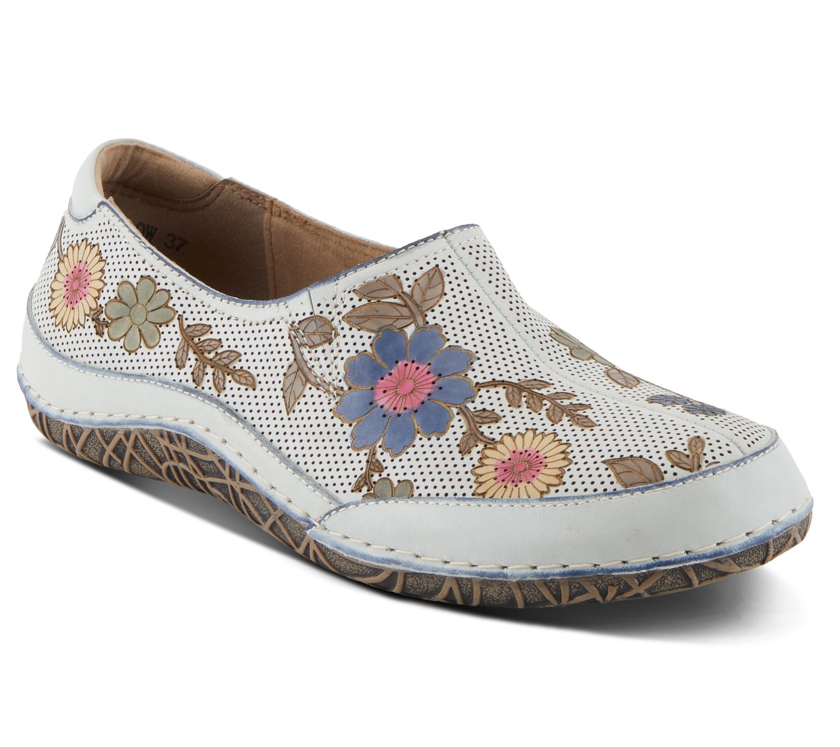 L'Artiste by Spring Step Leather Slip-Ons - Libora-Delite