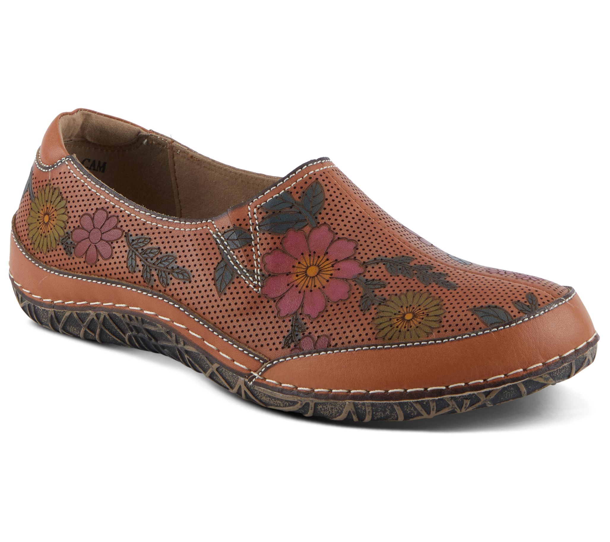 L'Artiste by Spring Step Leather Slip-Ons - Libora-Delite