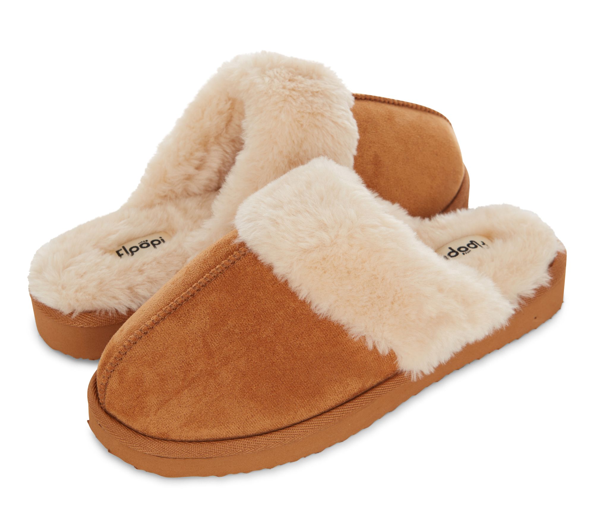 Floopi Women's Plush Indoor/Outdoor Clog Slippe r