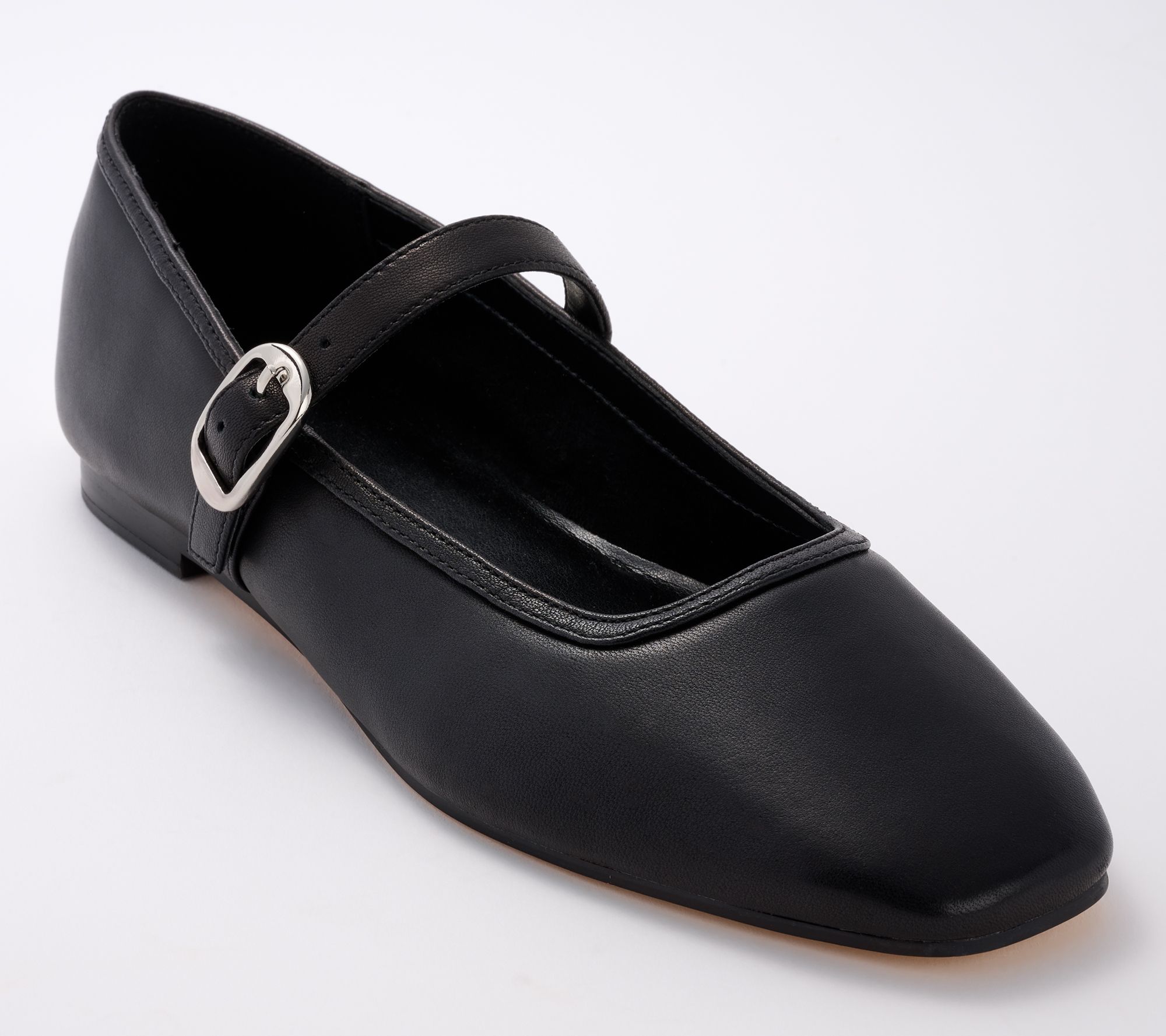 "As Is" Marc Fisher LTD Leather Mary Jane Flats- Garissa