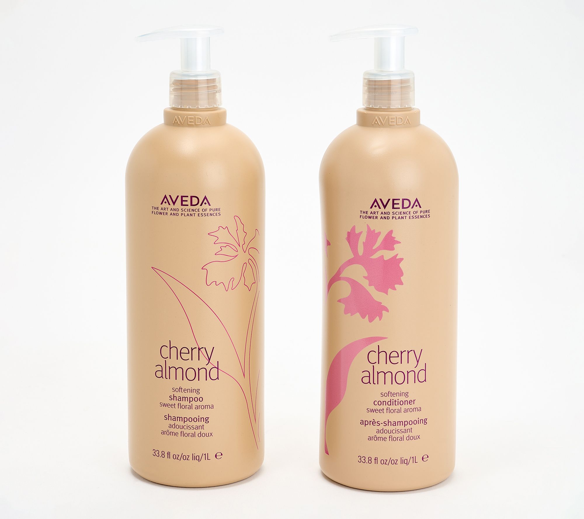 Aveda Jumbo Shampoo & Conditioner w/ 1oz Leave-In Conditioner