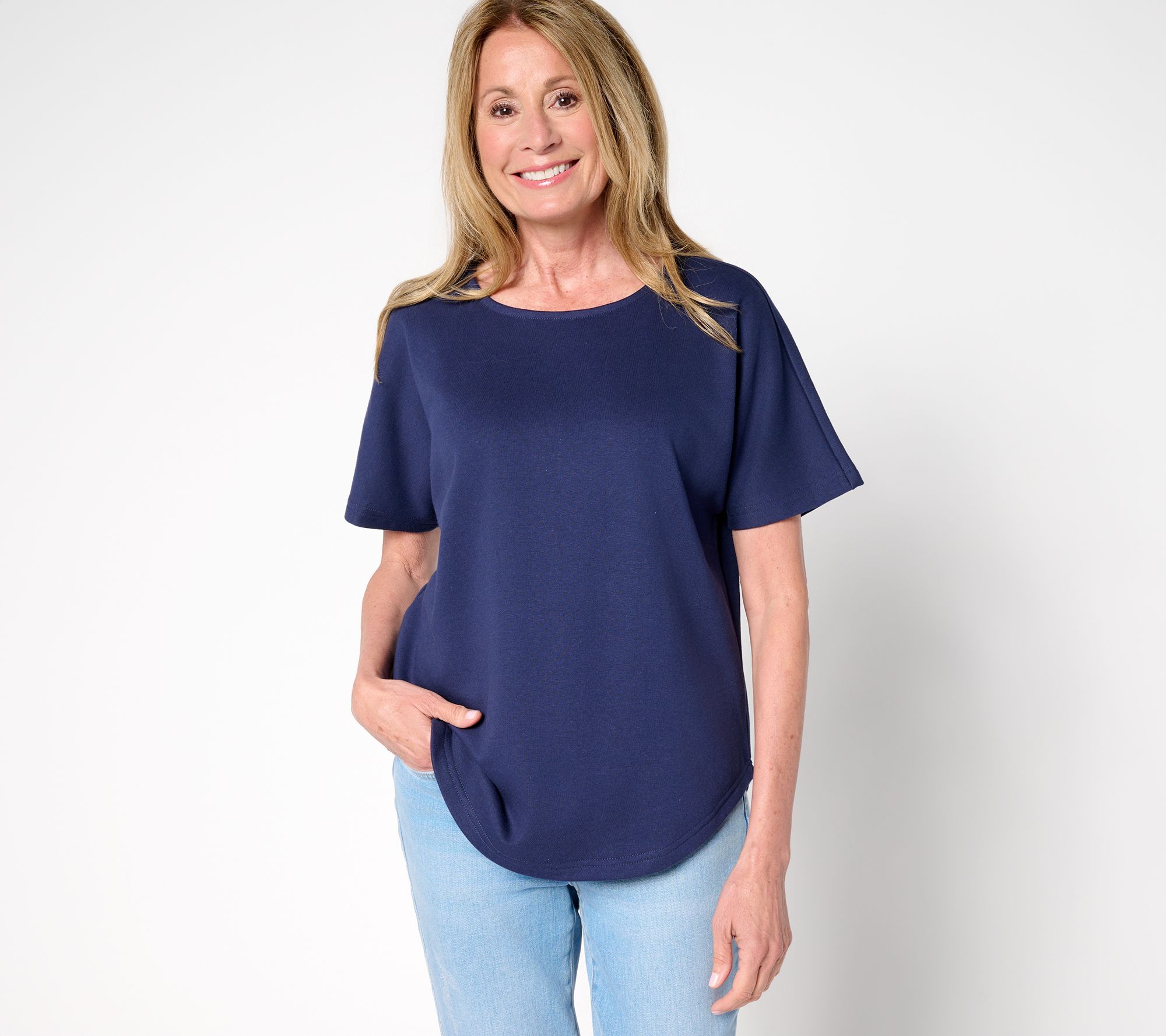 Belle Beach by Kim Gravel Seaside Sweats Slouchy Top